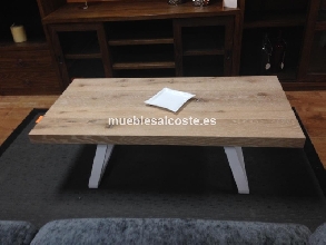 Mesa de centro Roble laminado